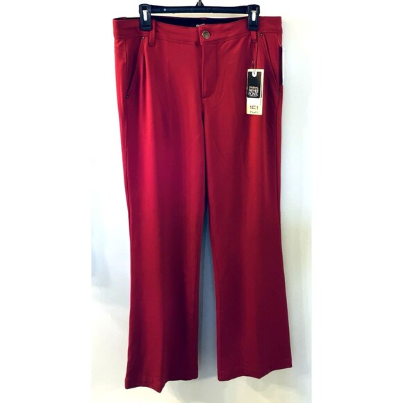 One 5 One Ponte Dress Pants Purple Size 16/33 NWT - Picture 1 of 9